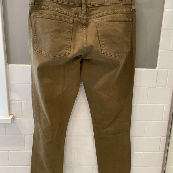 J. Crew Women's Olive Toothpick Ankle Jean - Picture 2 of 3